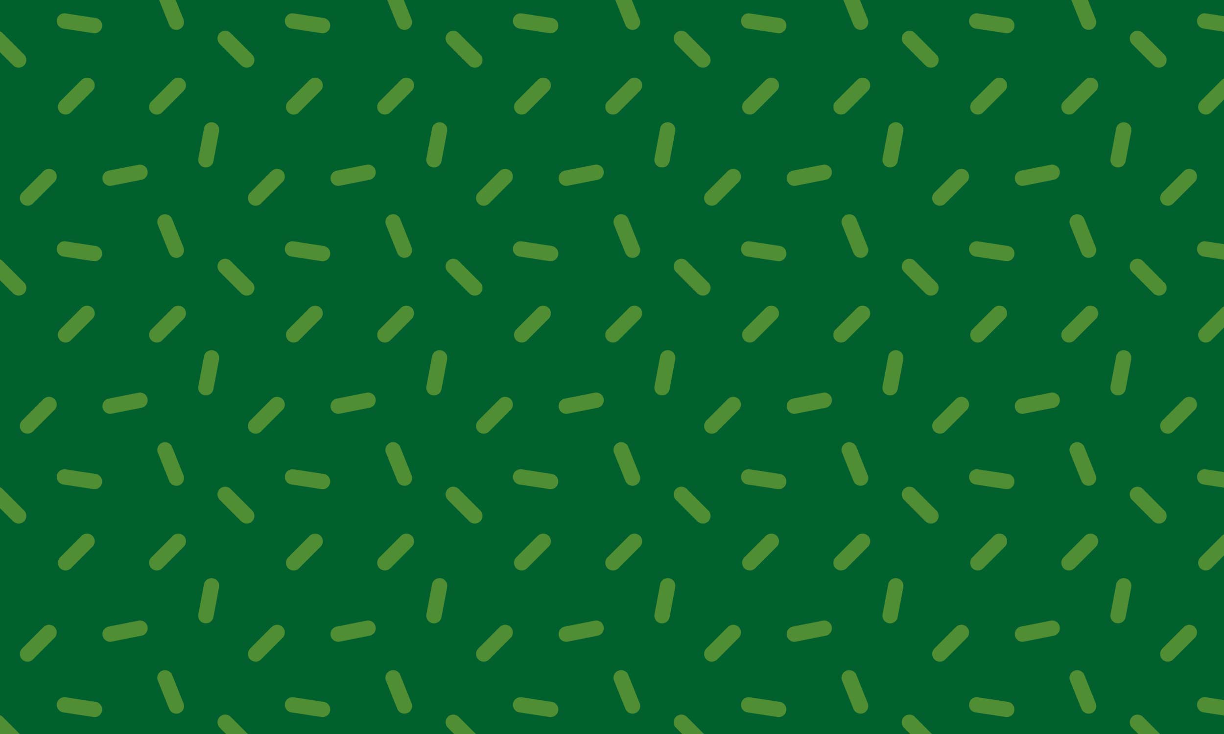Green hundreds and thousands pattern
