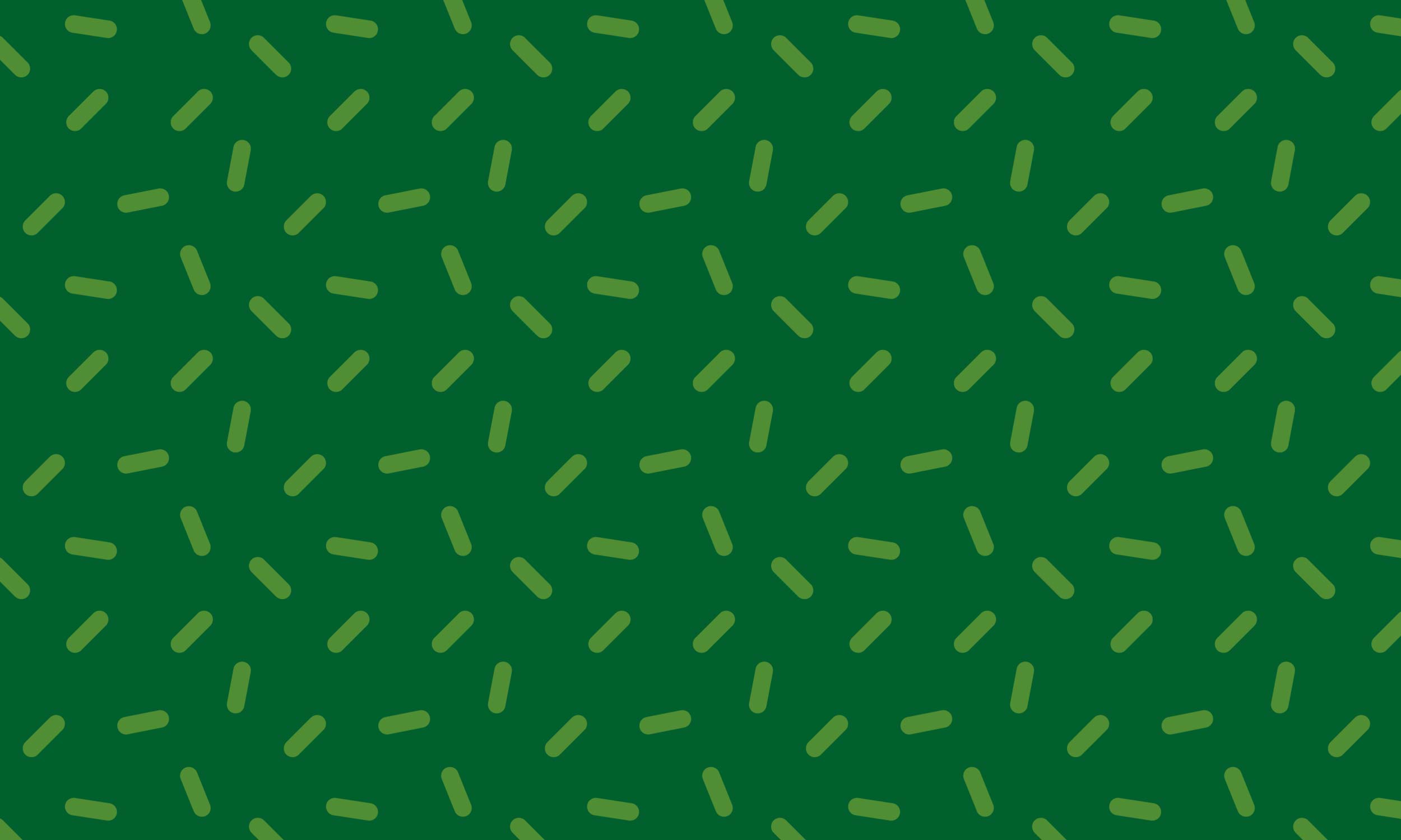 Green hundreds and thousands pattern