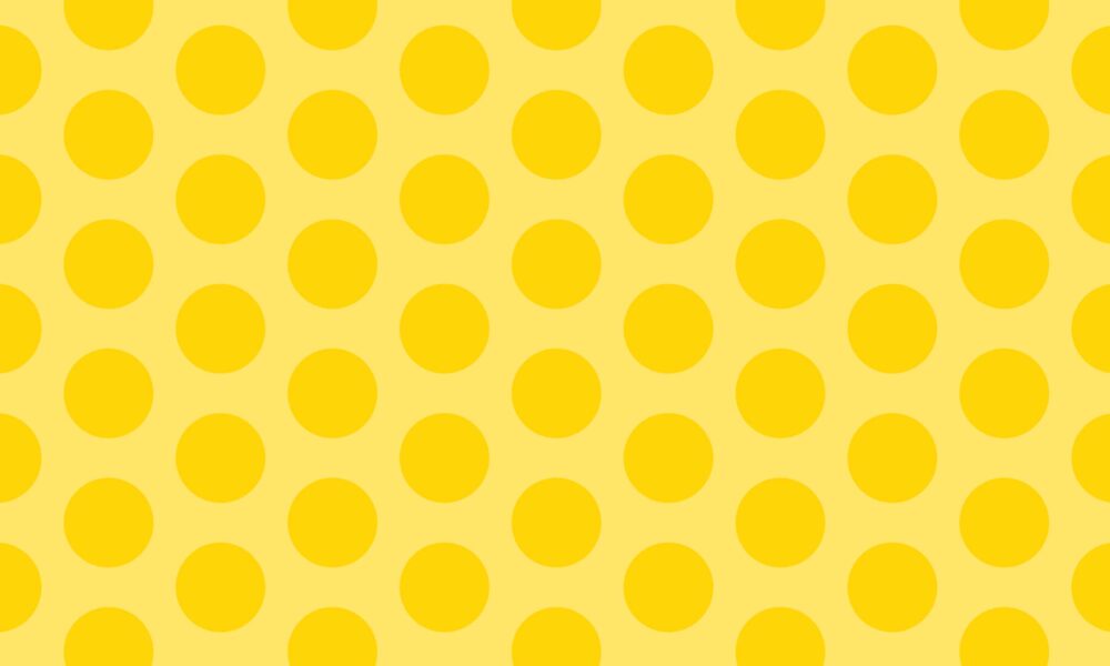 Yellow circle pattern