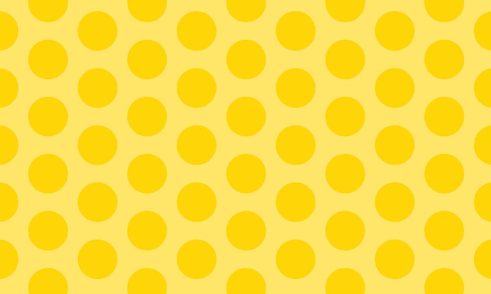 Yellow circle pattern