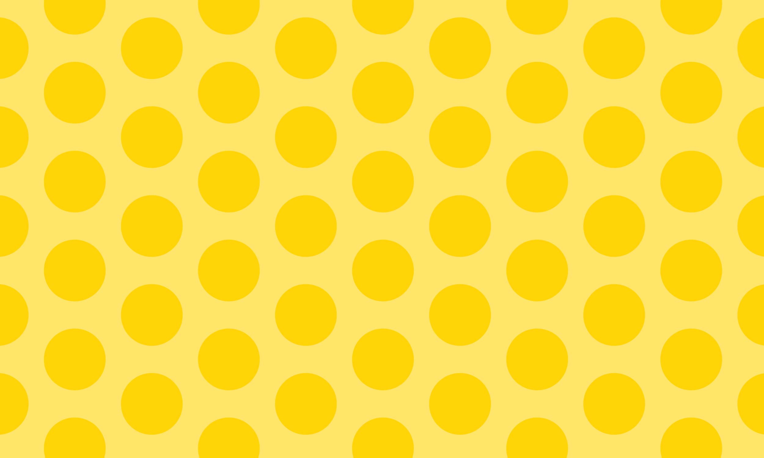 Yellow circle pattern