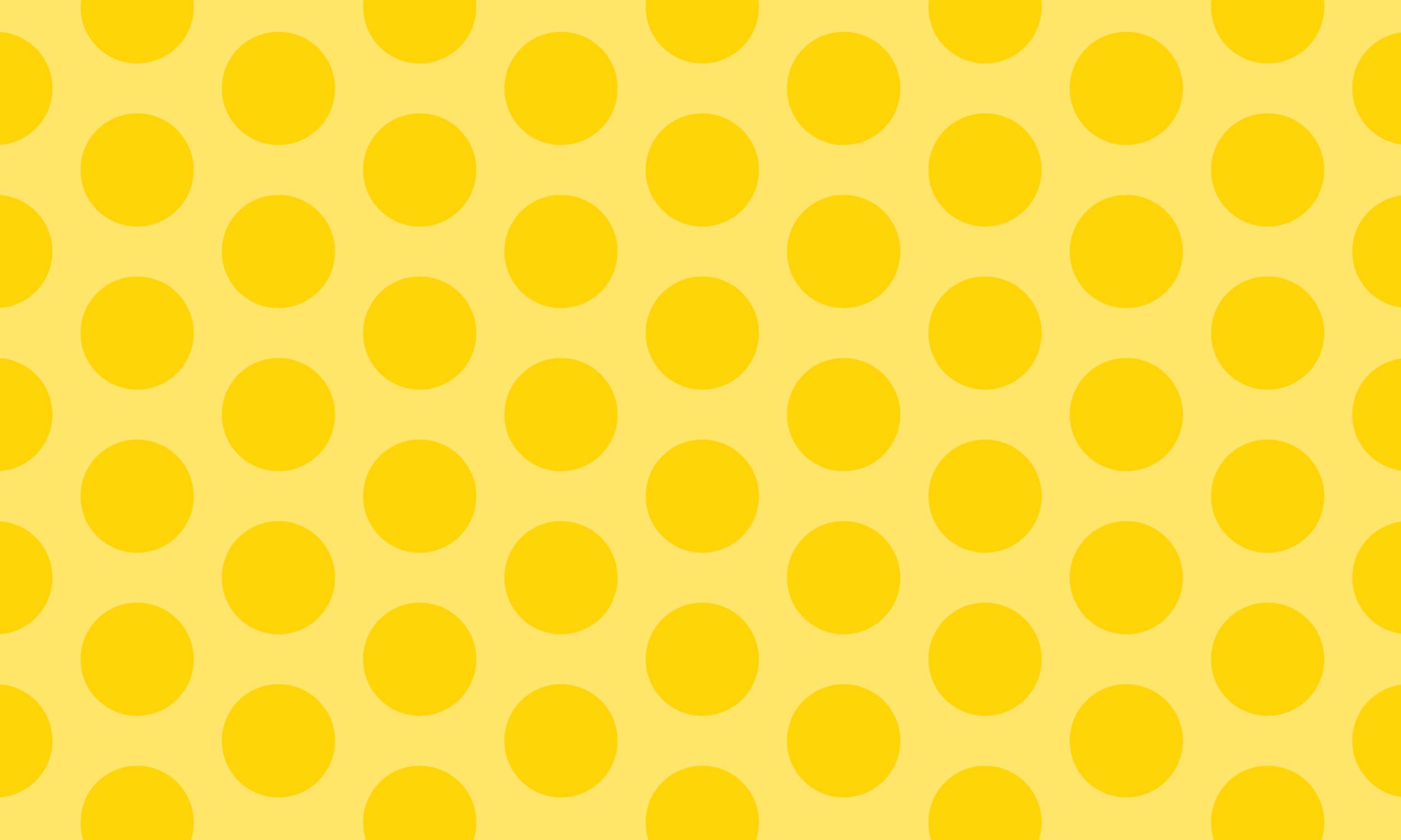 Yellow circle pattern