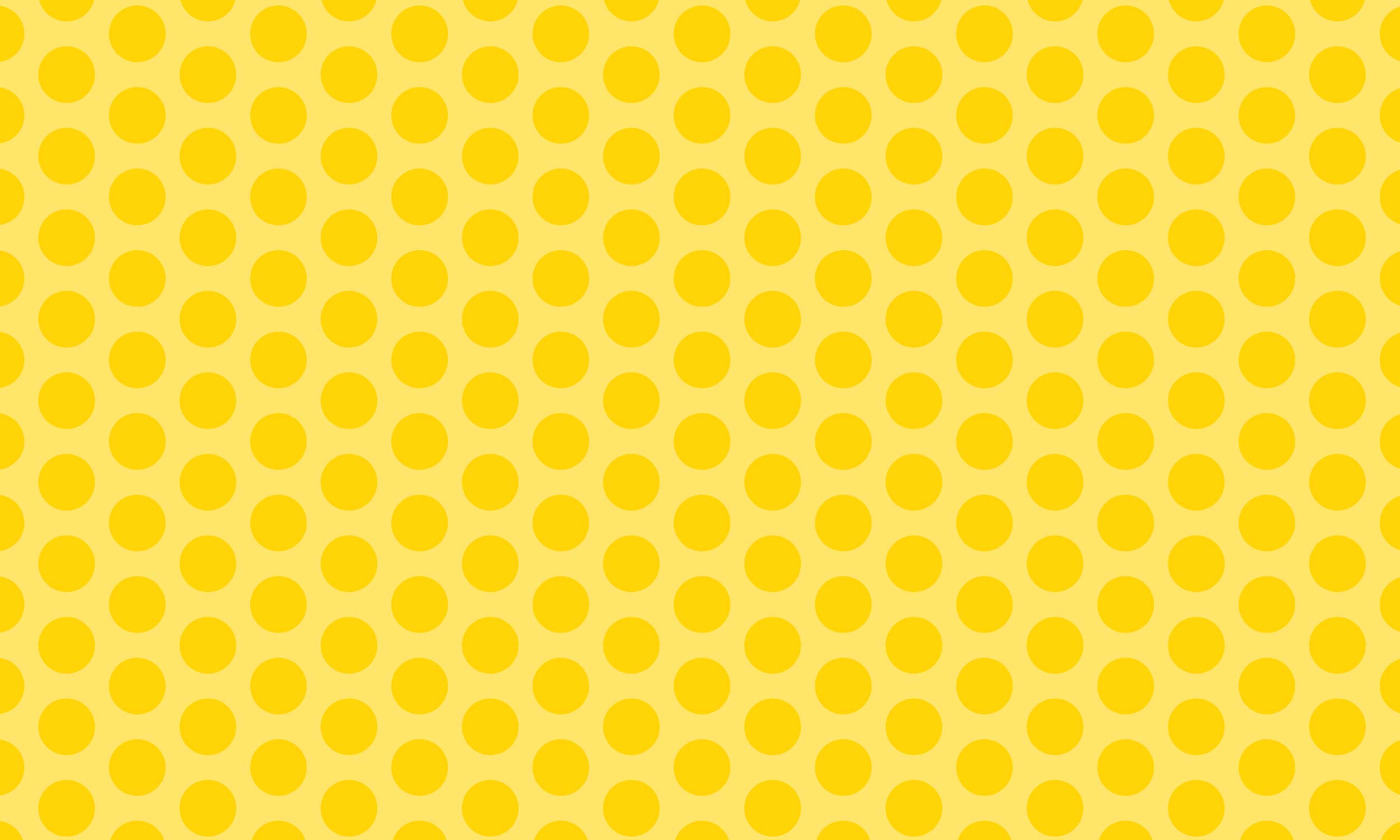 Yellow circle pattern