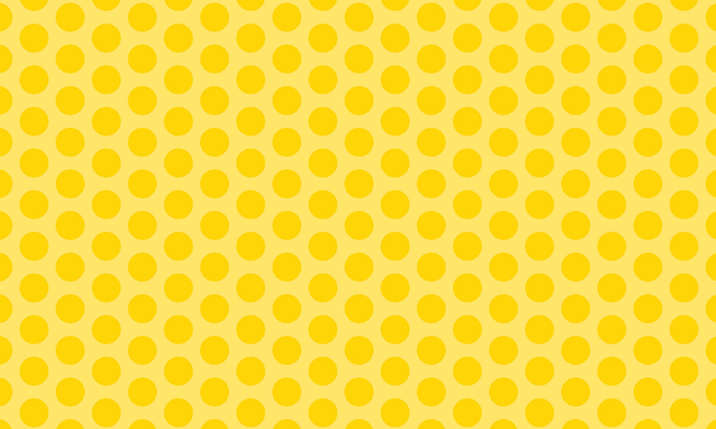 Yellow circle pattern