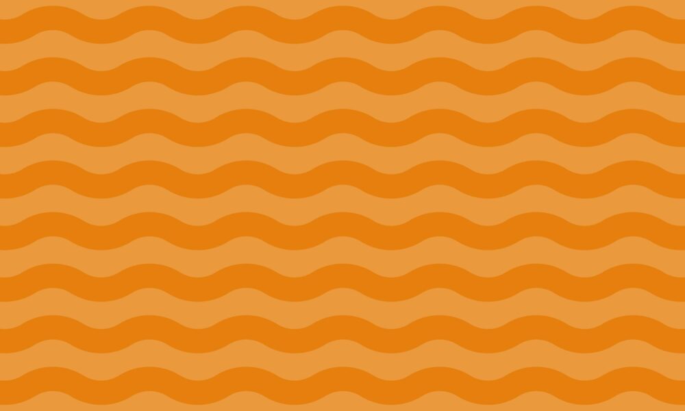 Orange waves pattern