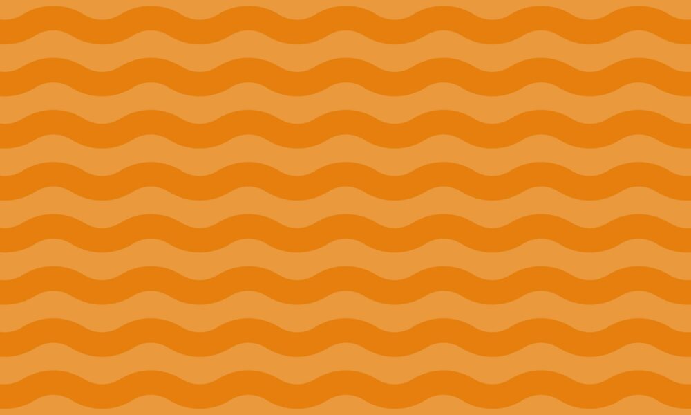 Orange waves pattern