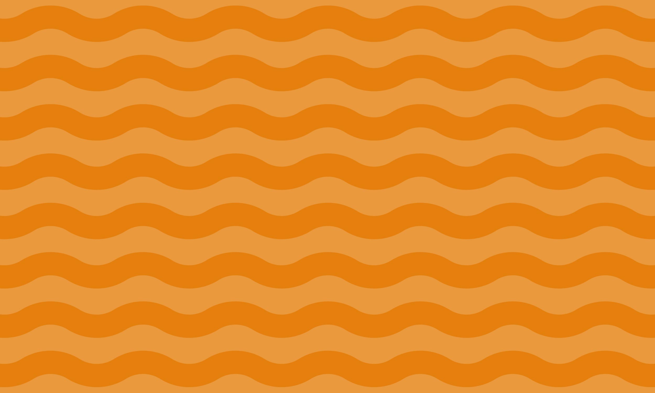 Orange waves pattern