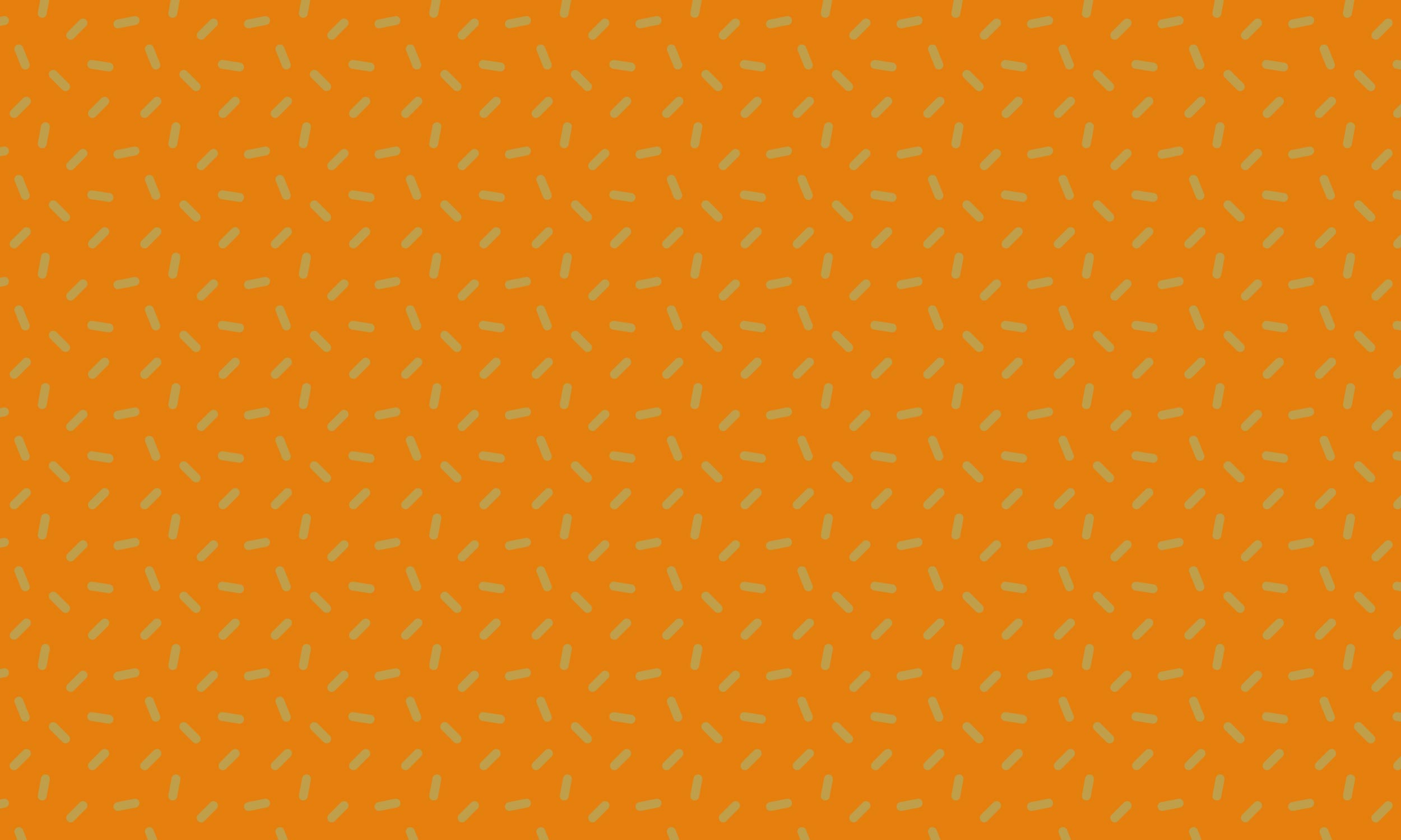 Orange one hundreds and thousands pattern