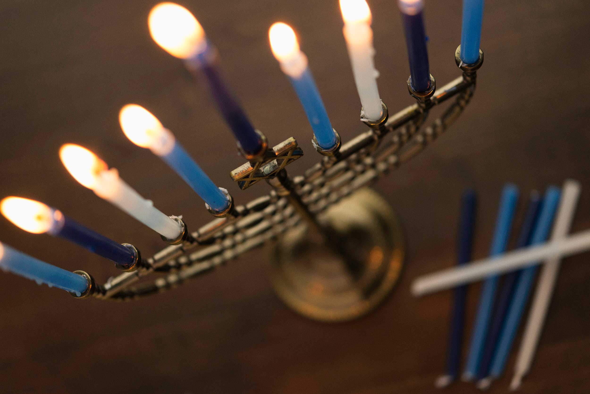 Hannukah candles