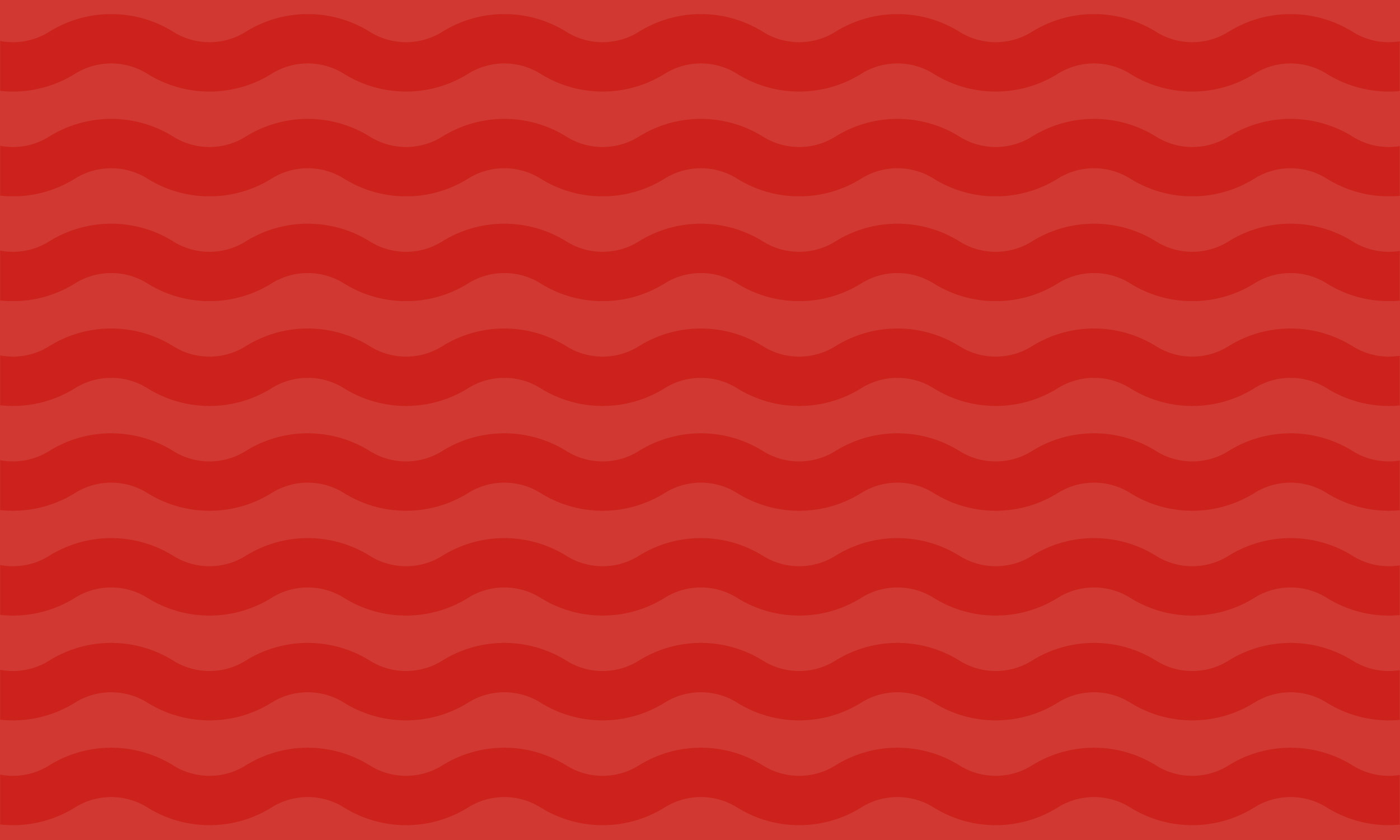 Red waves pattern